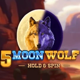 5 Moon Wolf slot logo by Apparat Gaming at King Pari Casino5 Moon Wolf