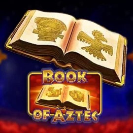 Logo of Book of Aztec from Amatic Industries at King Pari Casino