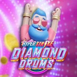 Hyper Strike Diamond Drums slot visual from Gameburger Studios available on kingpariscasino.ca