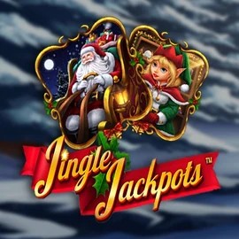 Jingle Jackpots slot logo by Dragon Gaming at King Pari CasinoJingle Jackpots