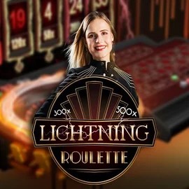 Lightning Roulette logo by Evolution King Pari Casino