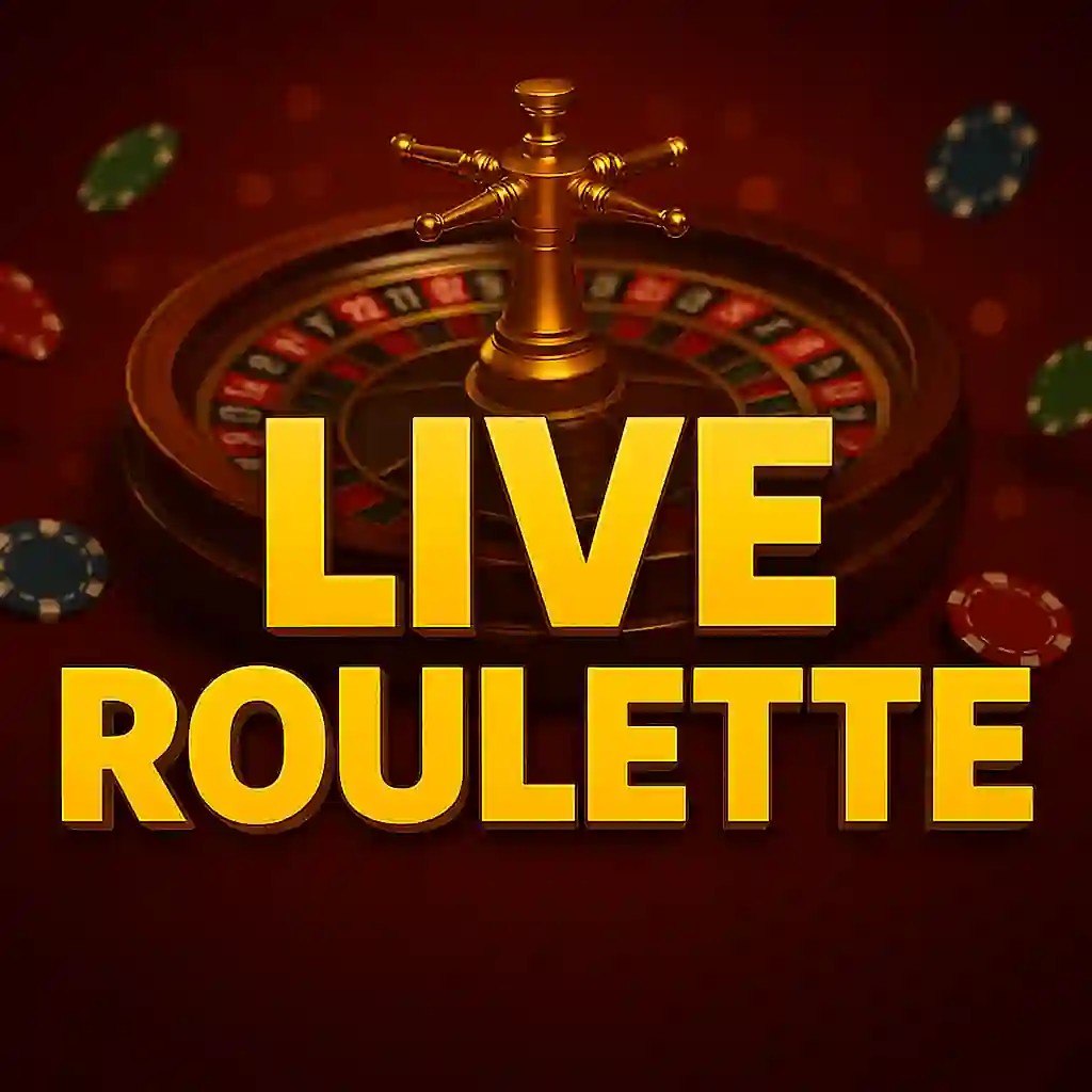 Live Roulette slot logo by Evolution at King Pari Casino
