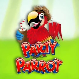 Official Slots logo: Party Parrot by Rival at King Pari Casino